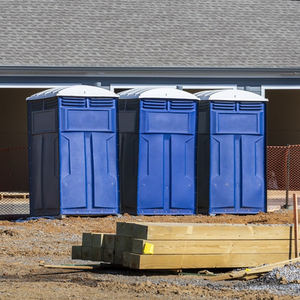 do you offer hand sanitizer dispensers inside the porta potties in Lake Wylie